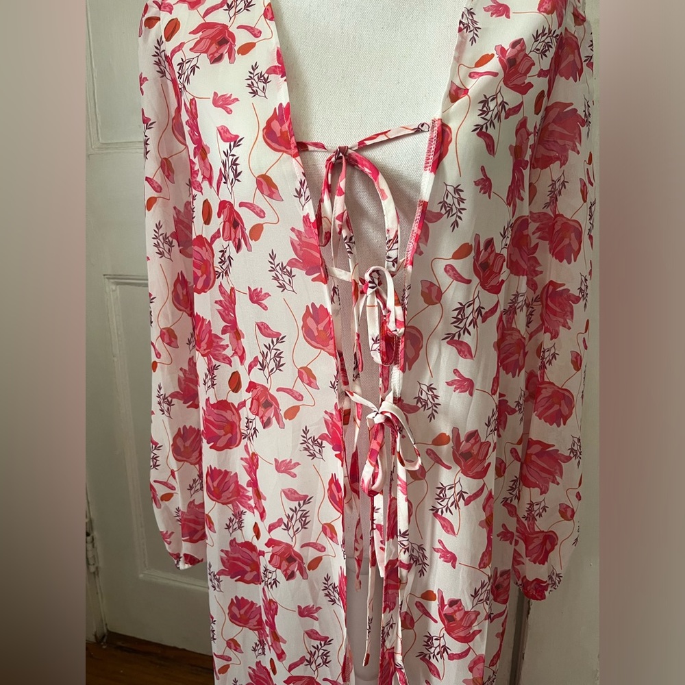 Floral Beach Kimono S/M - Picture 3 of 6